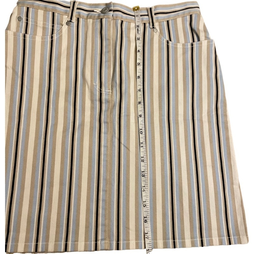 Ann Taylor Striped Casual Skirt - Picture 5 of 7